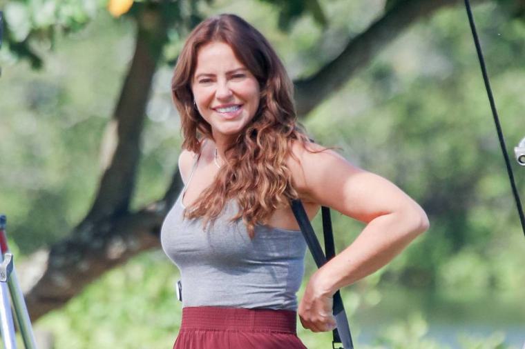 Paolla Oliveira grava nova série da Netflix com David Junior no Rio; veja fotos