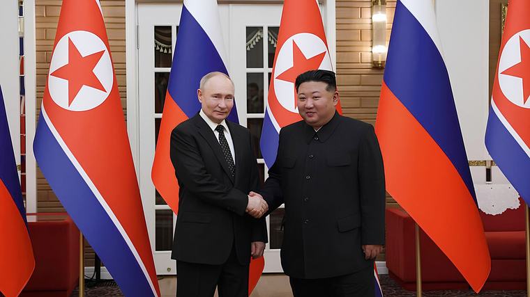 Rússia e Coreia do Norte inauguram primeira ponte rodoviária entre os dois países