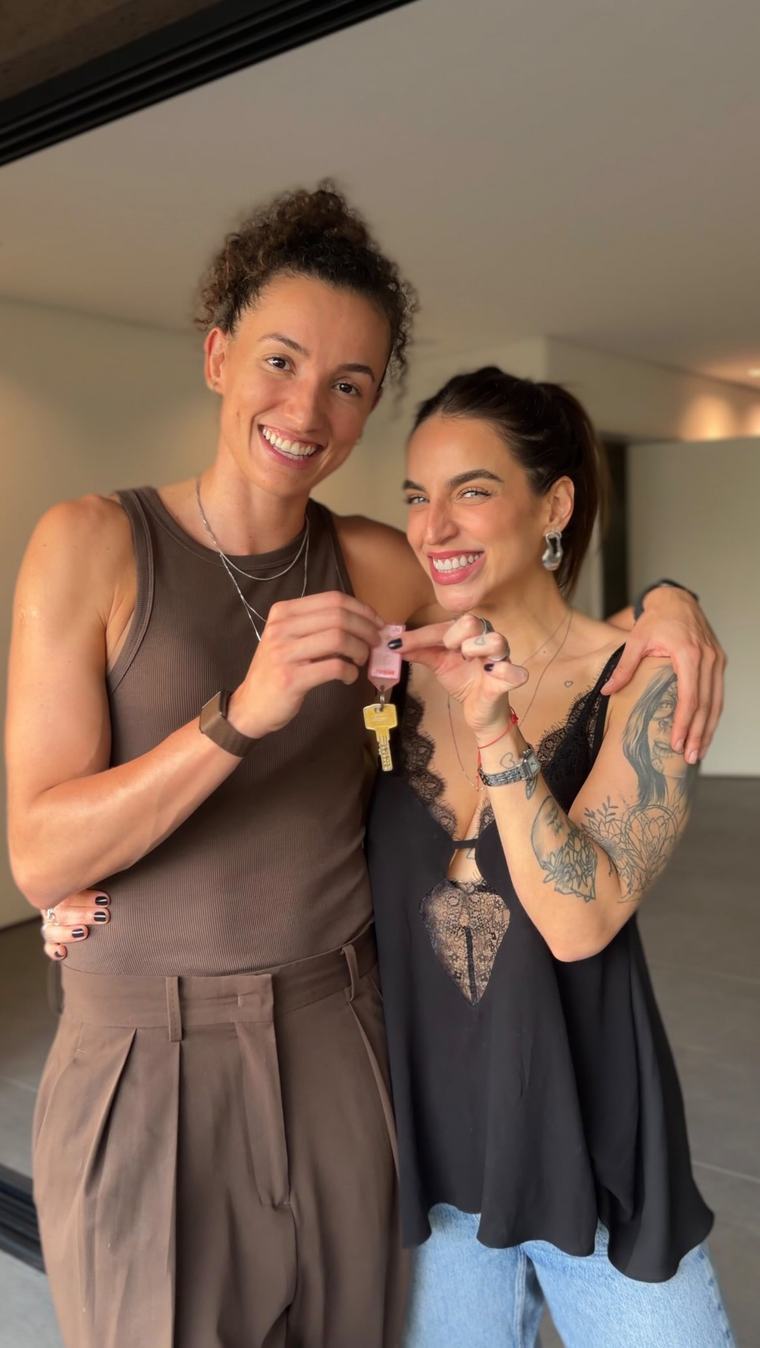 Gabi Guimarães e Bruna Unzueta compram primeiro apartamento juntas