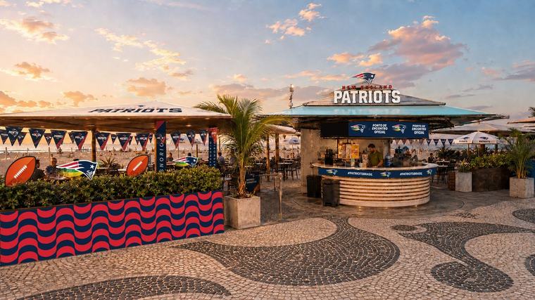 Novos tempos: time de futebol americano terá quiosque na Praia de Copacabana