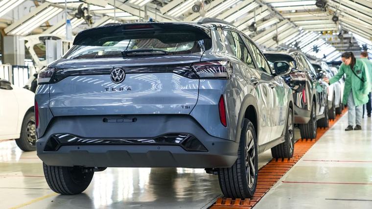 Mercado Volkswagen Tera fica mais potente com motor do T-Cross; saiba mais 05/09/2026