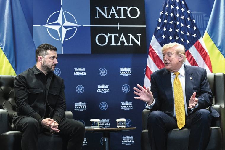 Trump diz que vai exigir reembolso de países europeus pela ajuda militar concedida à Ucrânia