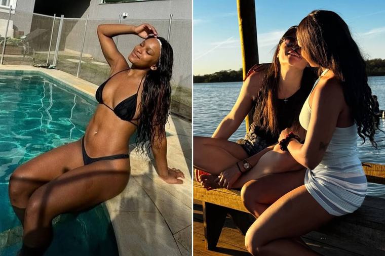 Rebeca Andrade mostra rotina no Rio e posa em clima de carinho com empresária