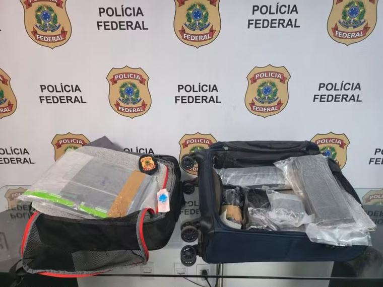 Homem é preso com cocaína no Galeão pela Polícia Federal