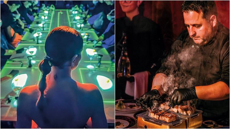 Receita pirotécnica: tendência dos jantares imersivos ganha força na alta gastronomia